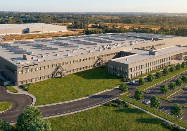 Lufthansa, candidata à TAP, lança primeira pedra de fábrica de € 309 milhões em Santa Maria da Feira